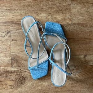 Light blue NA-KD Heels